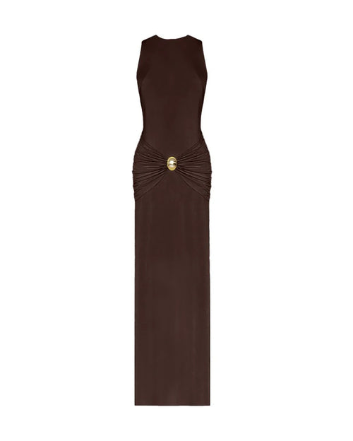 Gildea Maxi Dress Brown