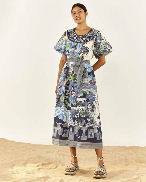 Graphic rio maxi dress