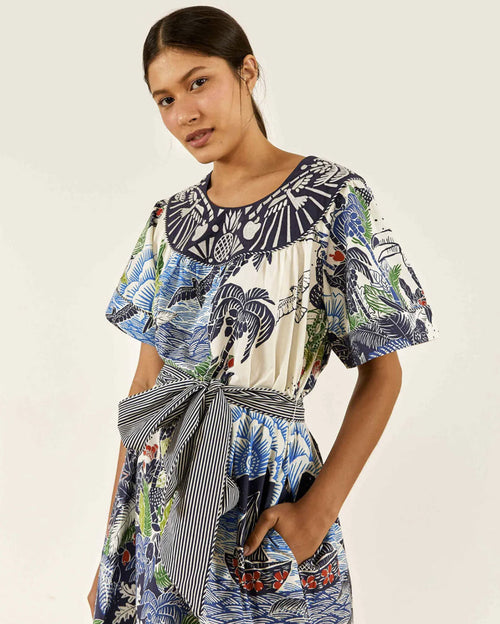 Graphic rio maxi dress
