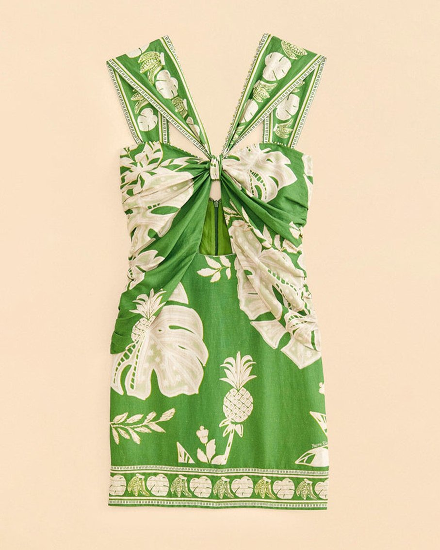 Lace monsteras green mini dress shopatsauce.com Lace monsteras green mini dress shopatsauce.com