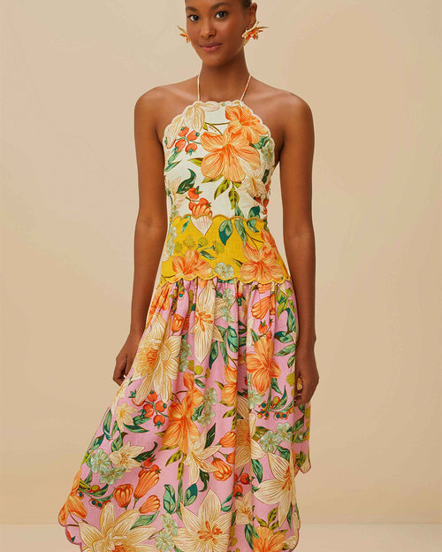 Guaragarden Sleeveless Midi Dress
