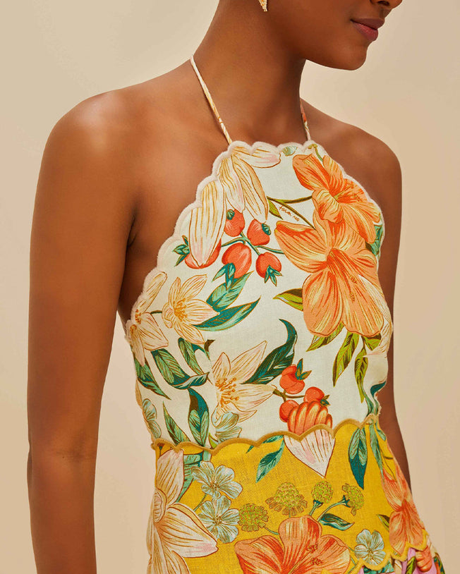 Guaragarden Sleeveless Midi Dress