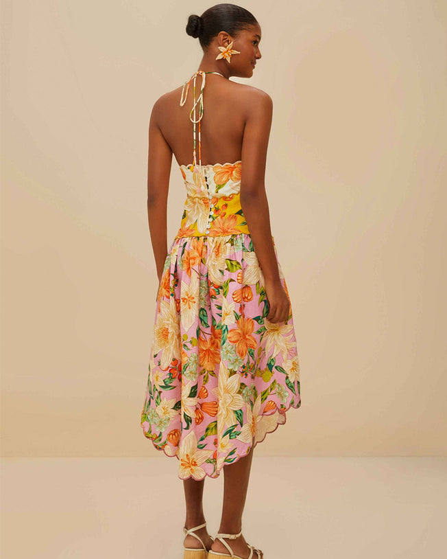 Guaragarden Sleeveless Midi Dress