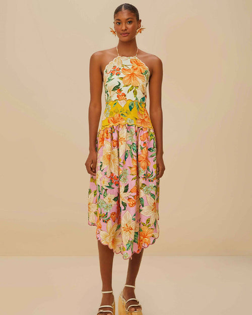 Guaragarden Sleeveless Midi Dress