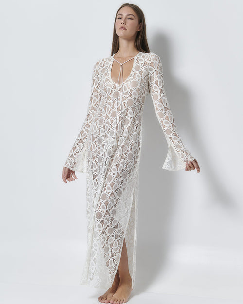 Hailey Maxi Dress White