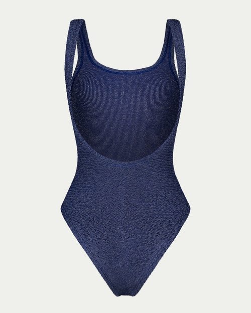 Hailey Navy Lurex Swimsuit