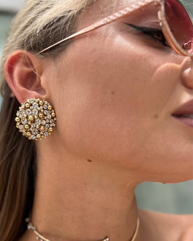 Halo Dome Earrings