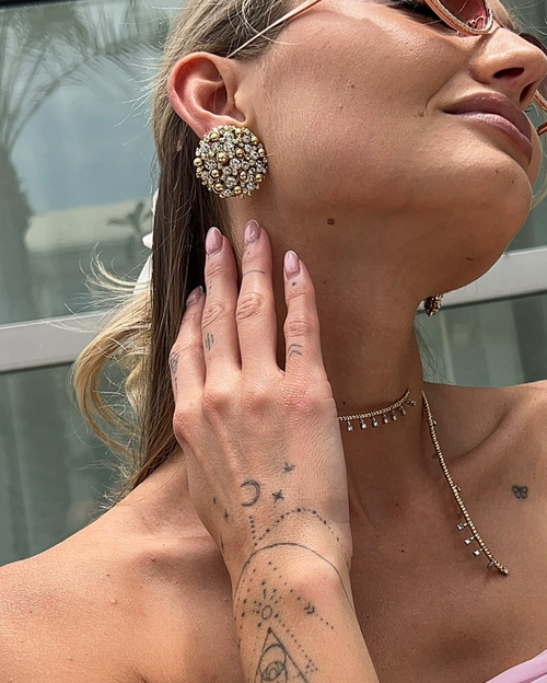 Halo Dome Earrings