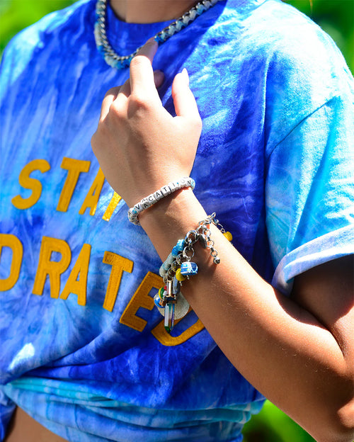 I Need A Vacation Bracelet - Sky Blue