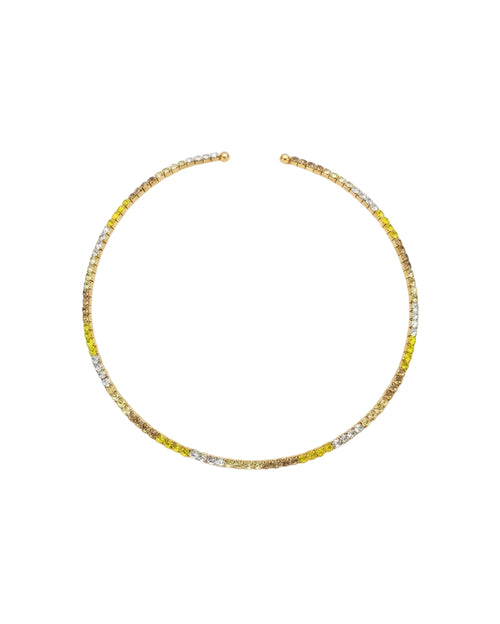 Inner Light Champagne SS Gold Choker