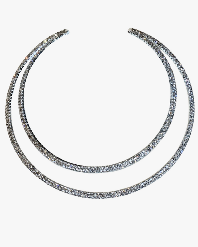 Inner Labyrinth Silver Choker