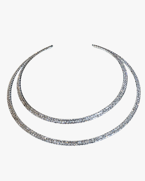 Inner Labyrinth Silver Choker