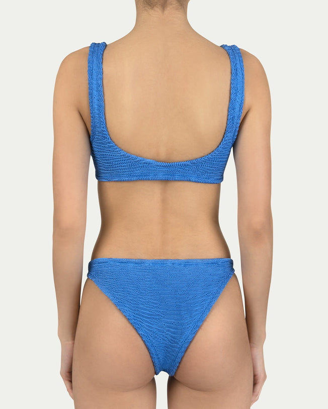 Irina Azure Two Piece Bikini in Blue Color