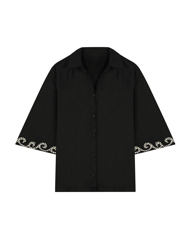 Isla Linen Shirt Dress