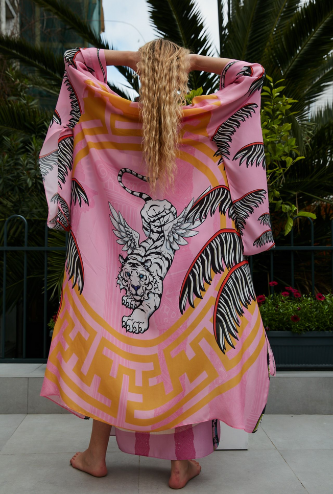 Helena-Dona Kimono-Pink