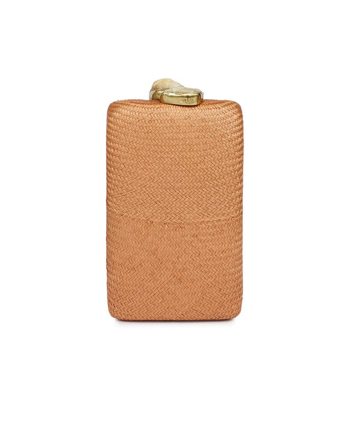 Joyce Toast Vertical Clutch with Citrine Stone