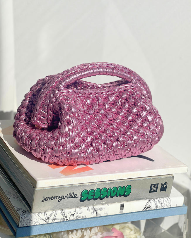 Light Pink Basket Bag