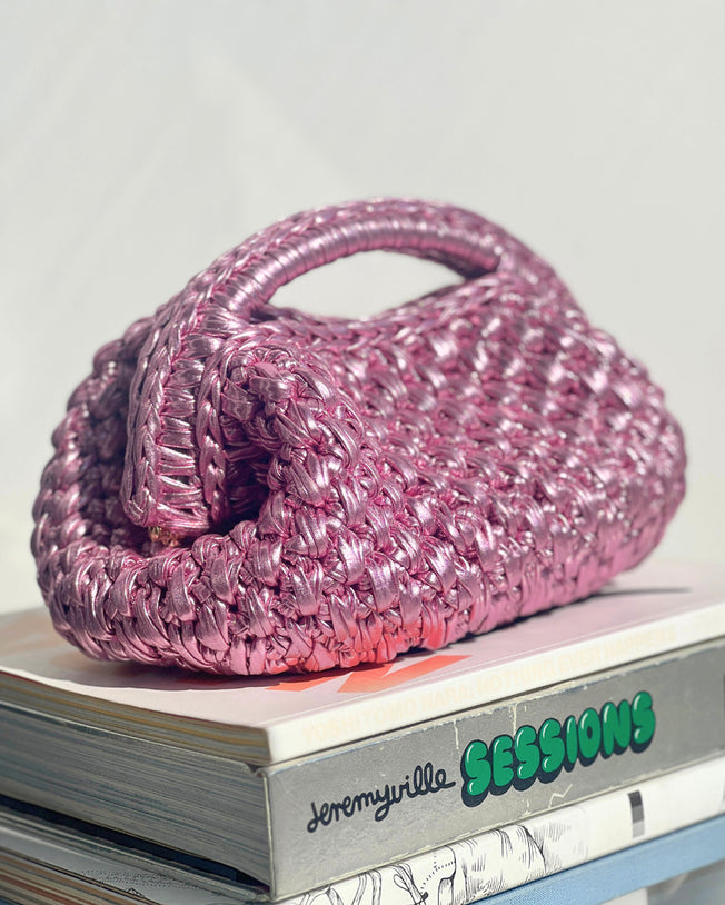 Light Pink Basket Bag