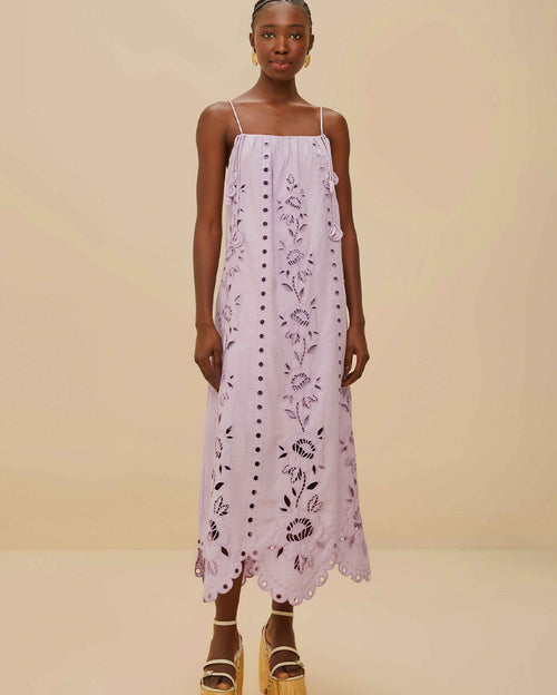 Lilac Richlieu Sleeveless Maxi Dress