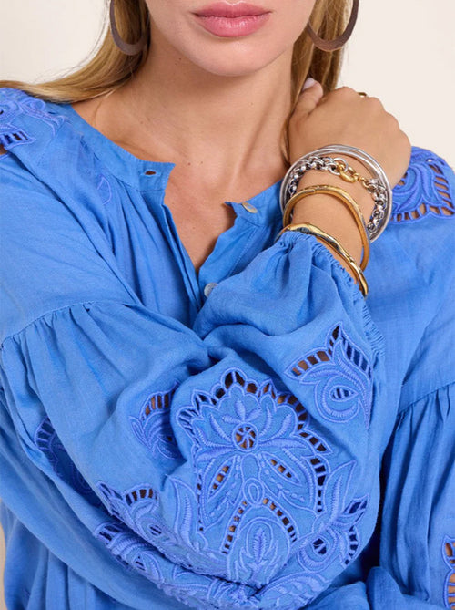 Liwa Long Dress Fiucci Blue