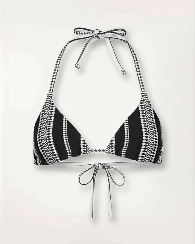 Luchia Triange String Top & Bikini Bottom Set