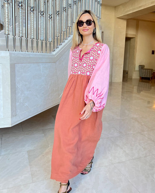 Luminaria Long Dress Pink