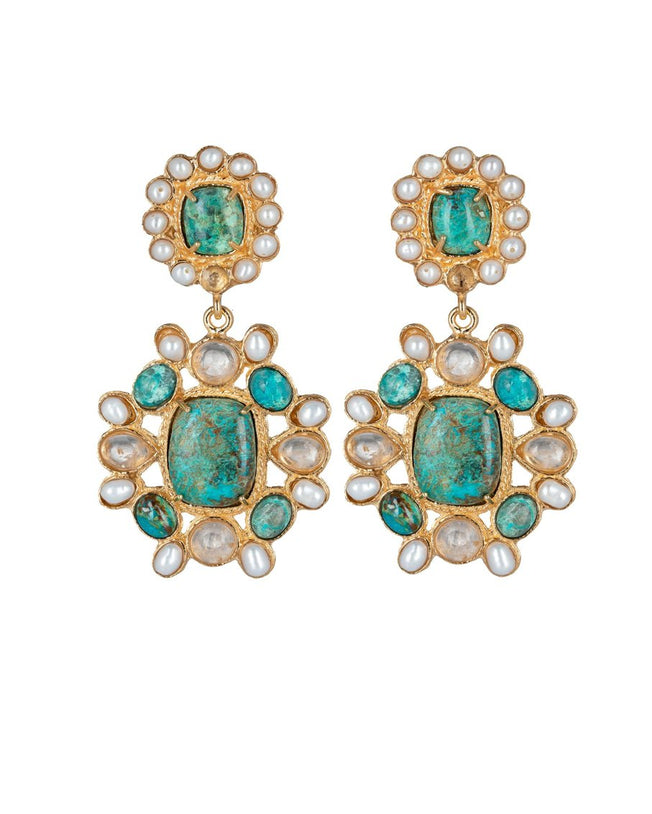 Mirabella earrings turquoise
