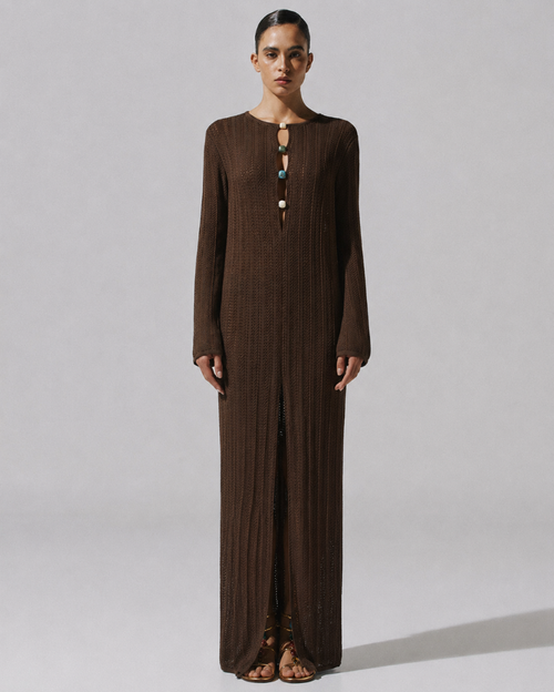 Mamu Maxi Dress - Cacao Andino