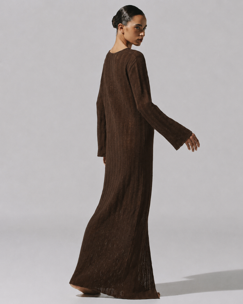 Mamu Maxi Dress - Cacao Andino