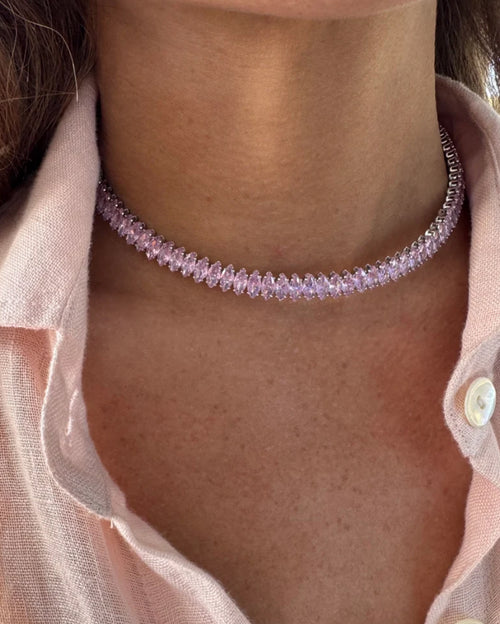 Marquise Pink SS Choker
