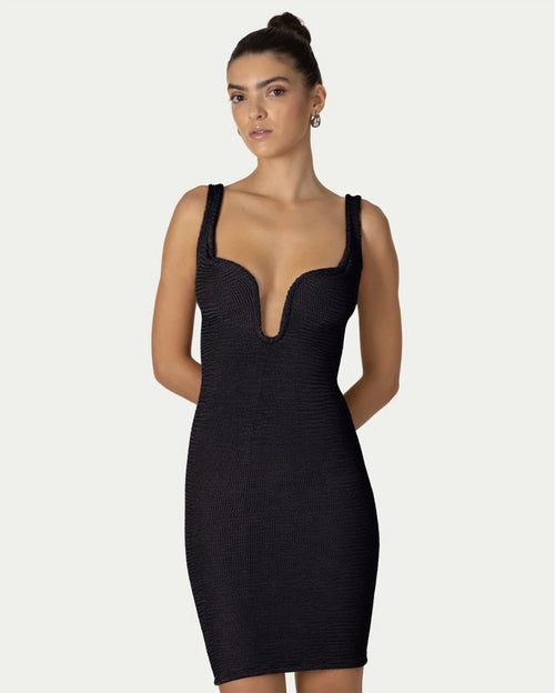Mika Black Mini Dress