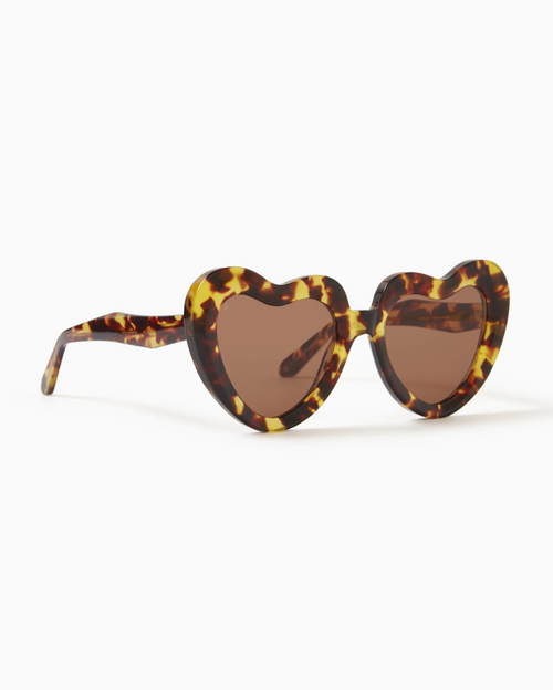 Mon Coeur Oversized FireHeart Sunglasses