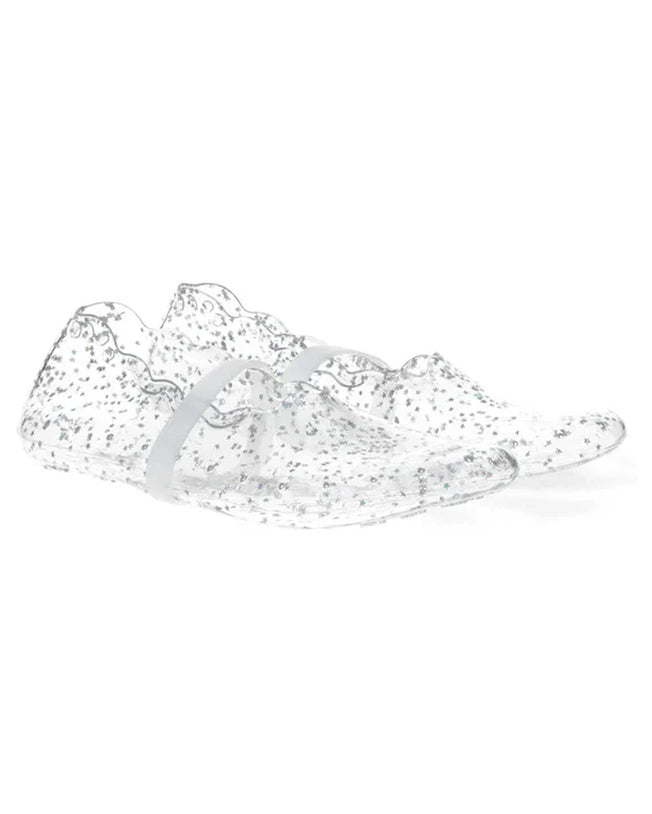 Monfaradi Mare Beach Ballerinas with Mini Silver Stars