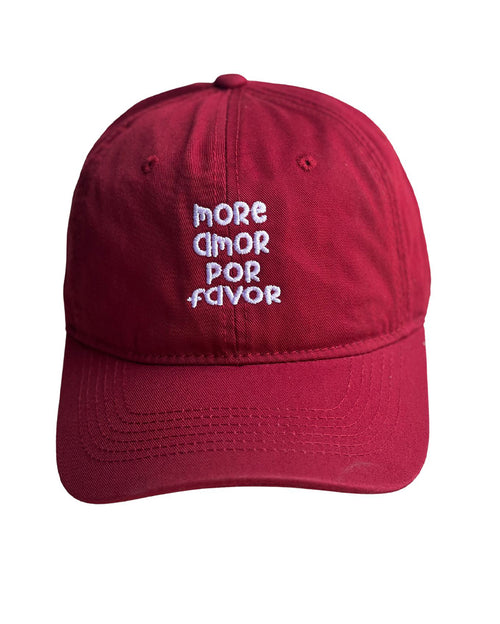 More Amor Por Favor - Burgundy