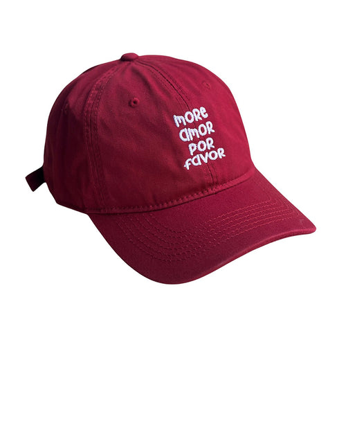 More Amor Por Favor - Burgundy