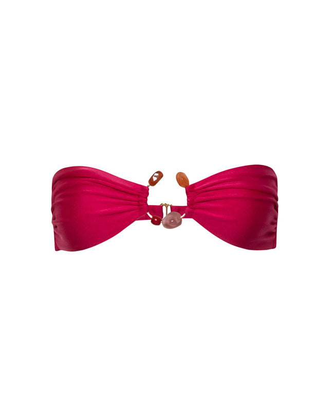 Nala Top and Bottom Bikini Set - Fucsia Inti