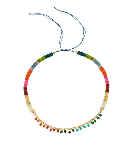 Necklace rainbow mult