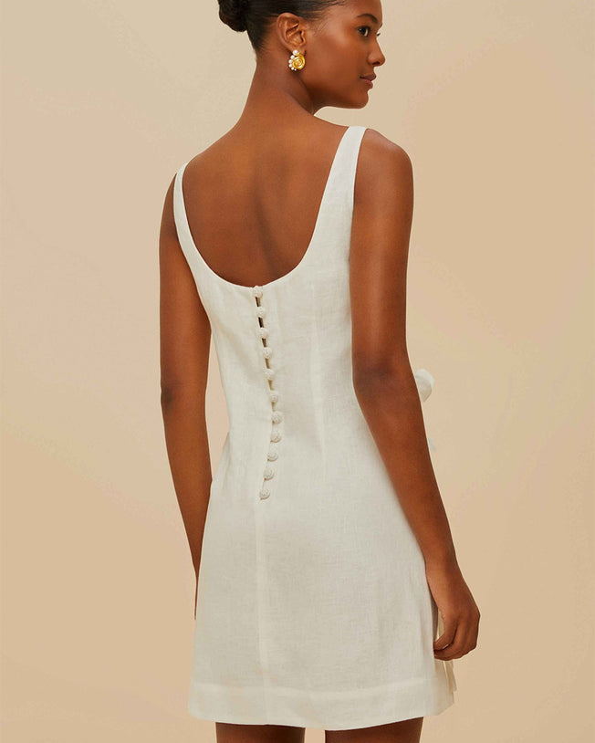 Off-White Mini Dress Sleeveless