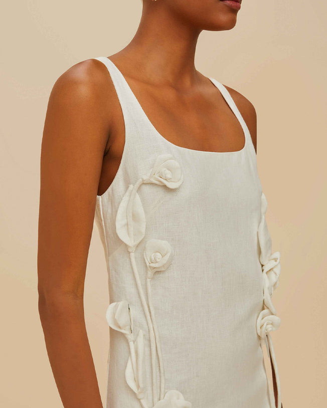 Off-White Mini Dress Sleeveless