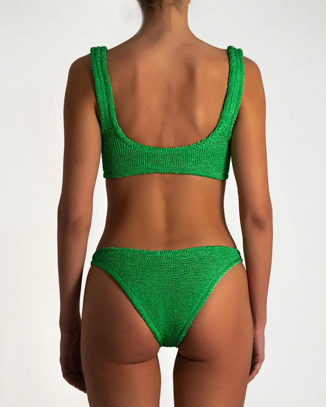 Olivia Kiwi Green High-Waisted Bikini