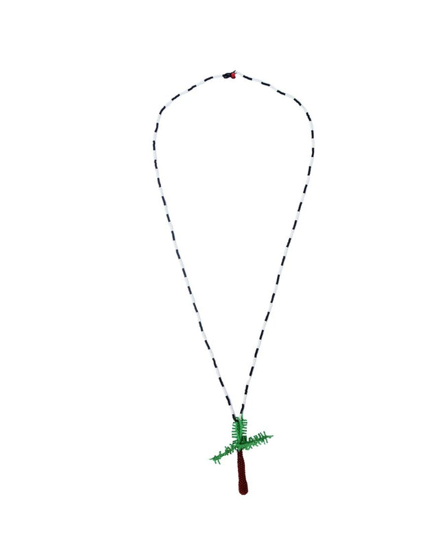 Palma totem palm green necklace