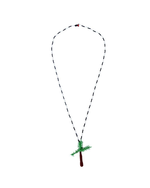 Palma totem palm green necklace