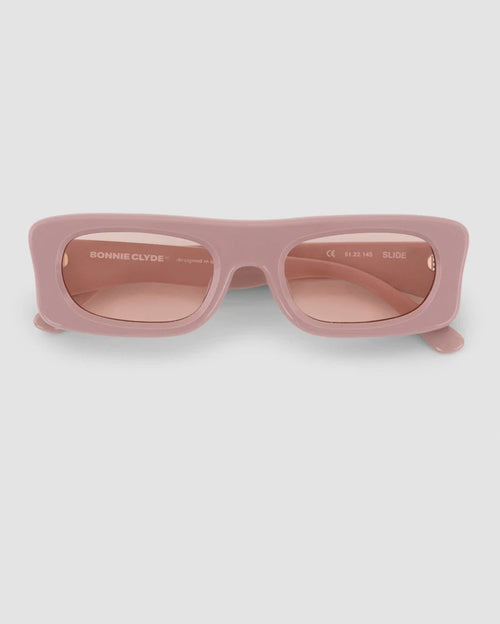 Slide pink and pink tint sunglasses