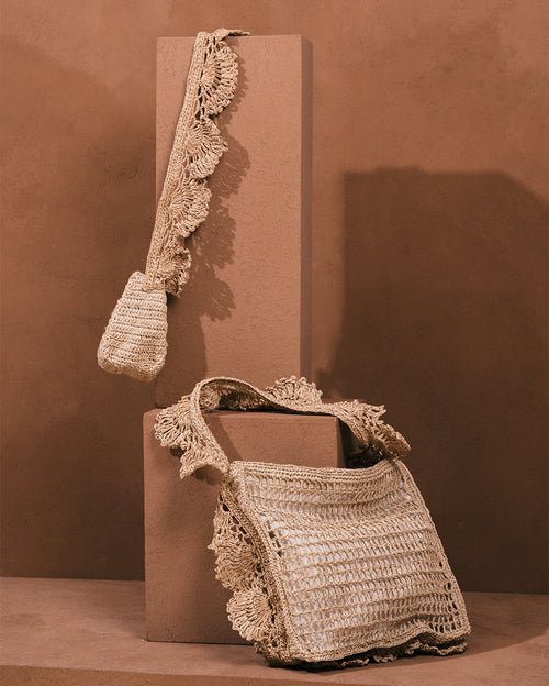 Rizo Raffia Tote Bag