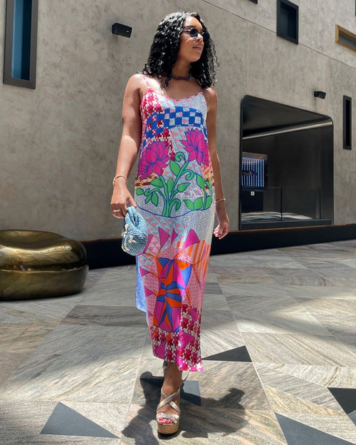 Rangoli olivia camisole dress