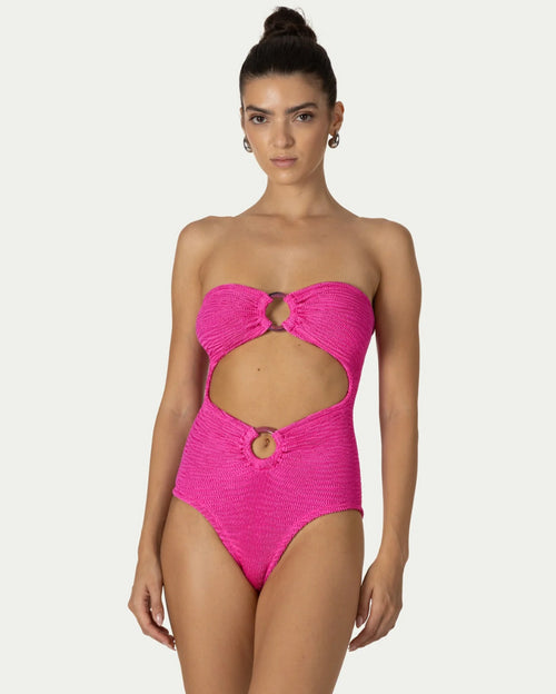 Rene Fuchsia One-Piece Swimsuit