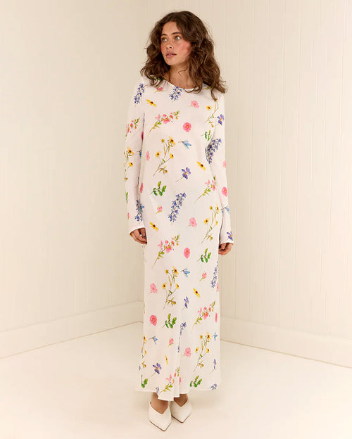 Roma Wildflowers Maxi Dress