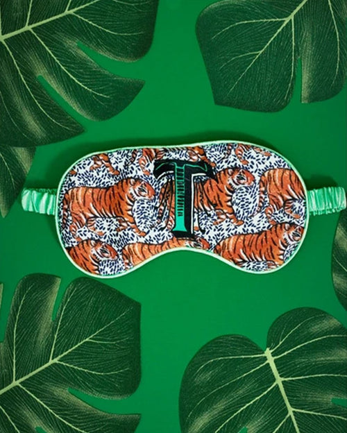 Silk Eye Mask "T for Tiger"