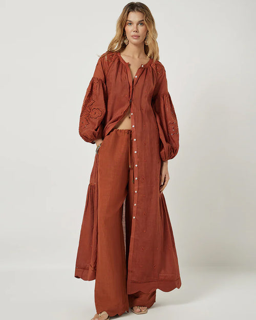 Sunshine Babe Long Dress Arabian Spice