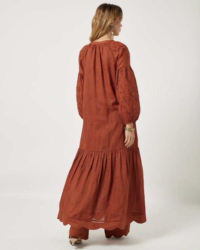 Sunshine Babe Long Dress Arabian Spice
